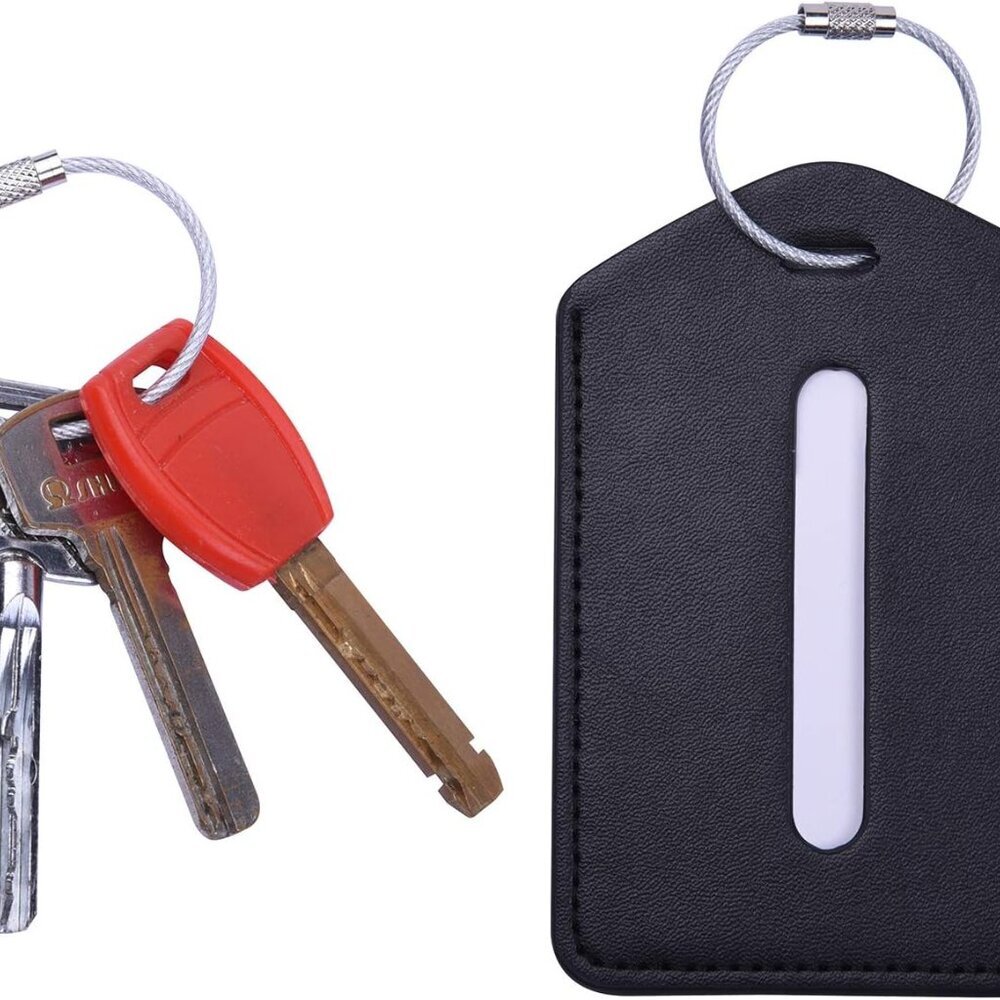 Keychain, 4.3 Inch/6.3 Inch Stainless Steel Wire Rings Cable Keyring Loop for Lu - Picture 6 of 7